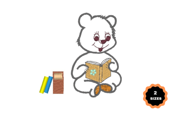Bear Studying Embroidery Review