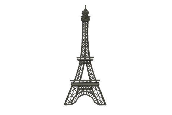 Eiffel Tower Embroidery