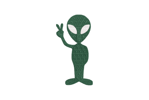 Green Alien Embroidery Design Review