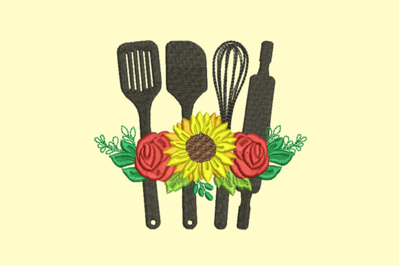 Kitchen Embroidery Design