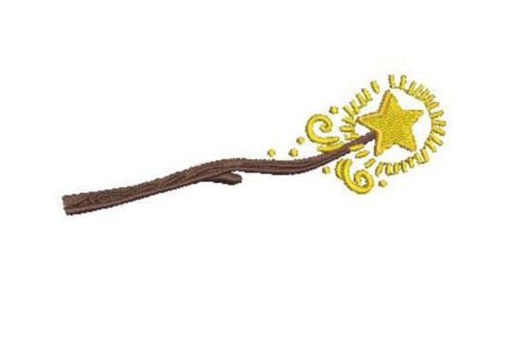 Magic Wand Embroidery Design